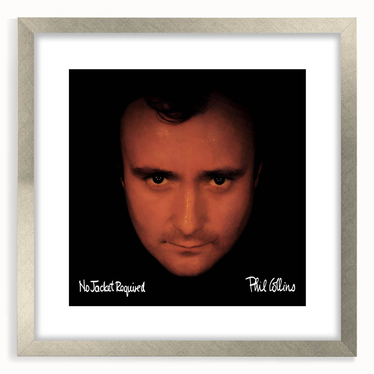 Phil Collins No Jacket Required Retro Wall Art – Vintage Canvas Print