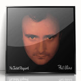 Phil Collins No Jacket Required Retro Wall Art – Vintage Canvas Print