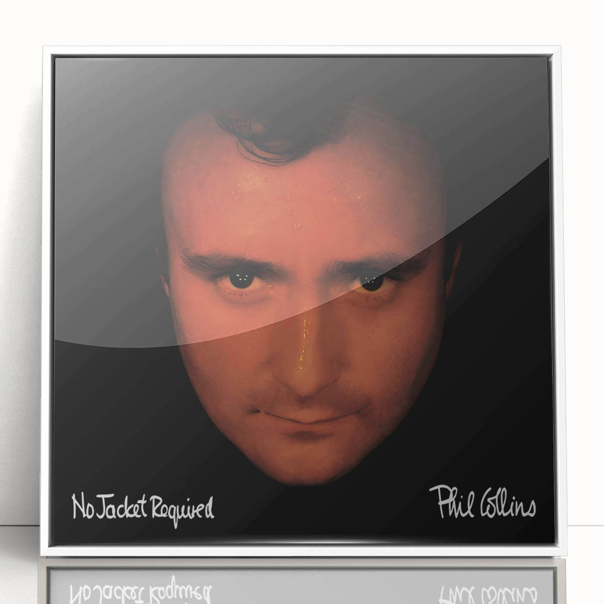 Phil Collins No Jacket Required Retro Wall Art – Vintage Canvas Print
