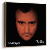 Phil Collins No Jacket Required Retro Wall Art – Vintage Canvas Print