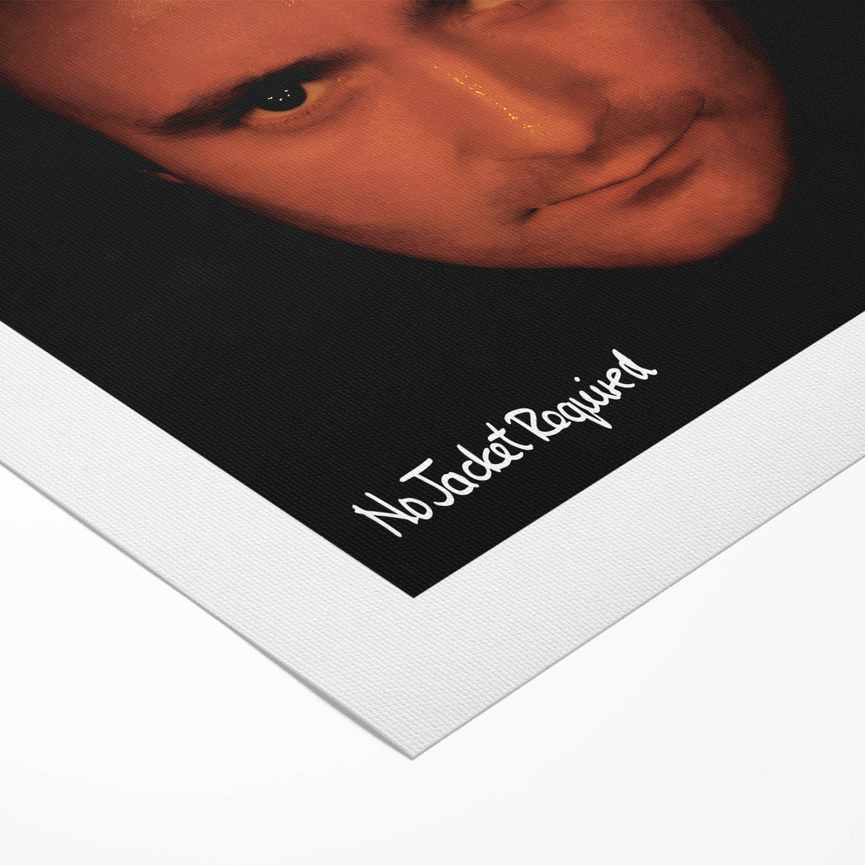 Phil Collins No Jacket Required Retro Wall Art – Vintage Canvas Print