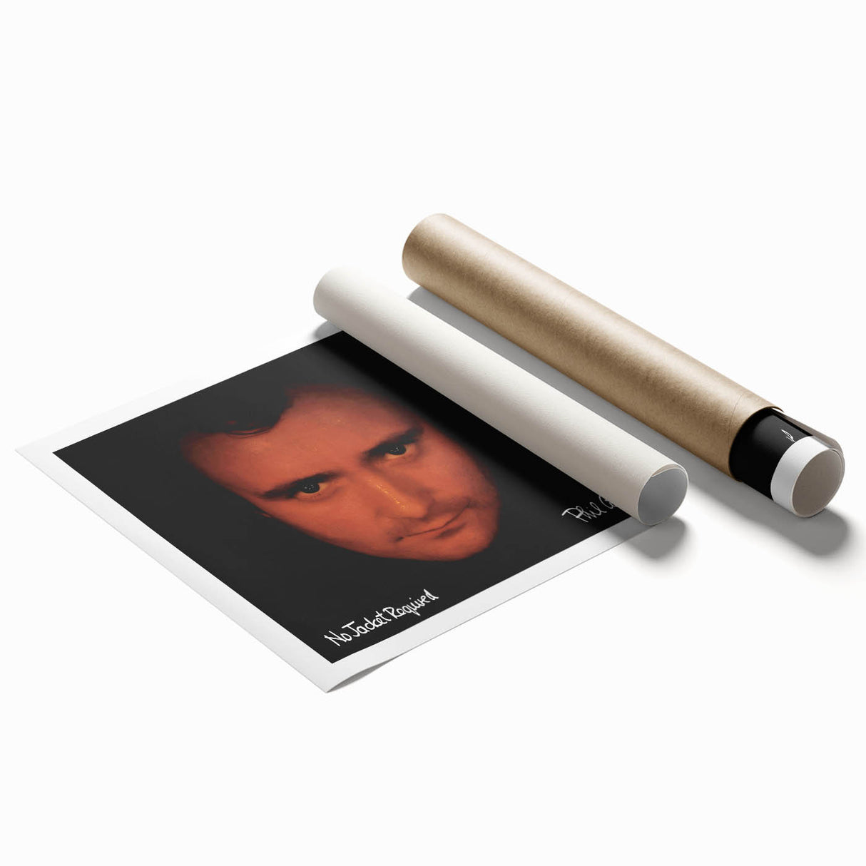 Phil Collins No Jacket Required Retro Wall Art – Vintage Canvas Print
