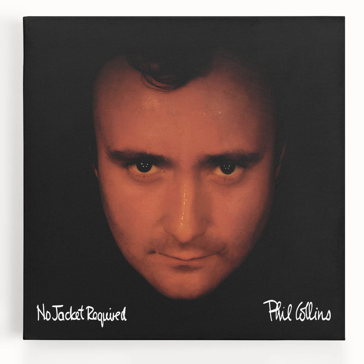 Phil Collins No Jacket Required Retro Wall Art – Vintage Canvas Print