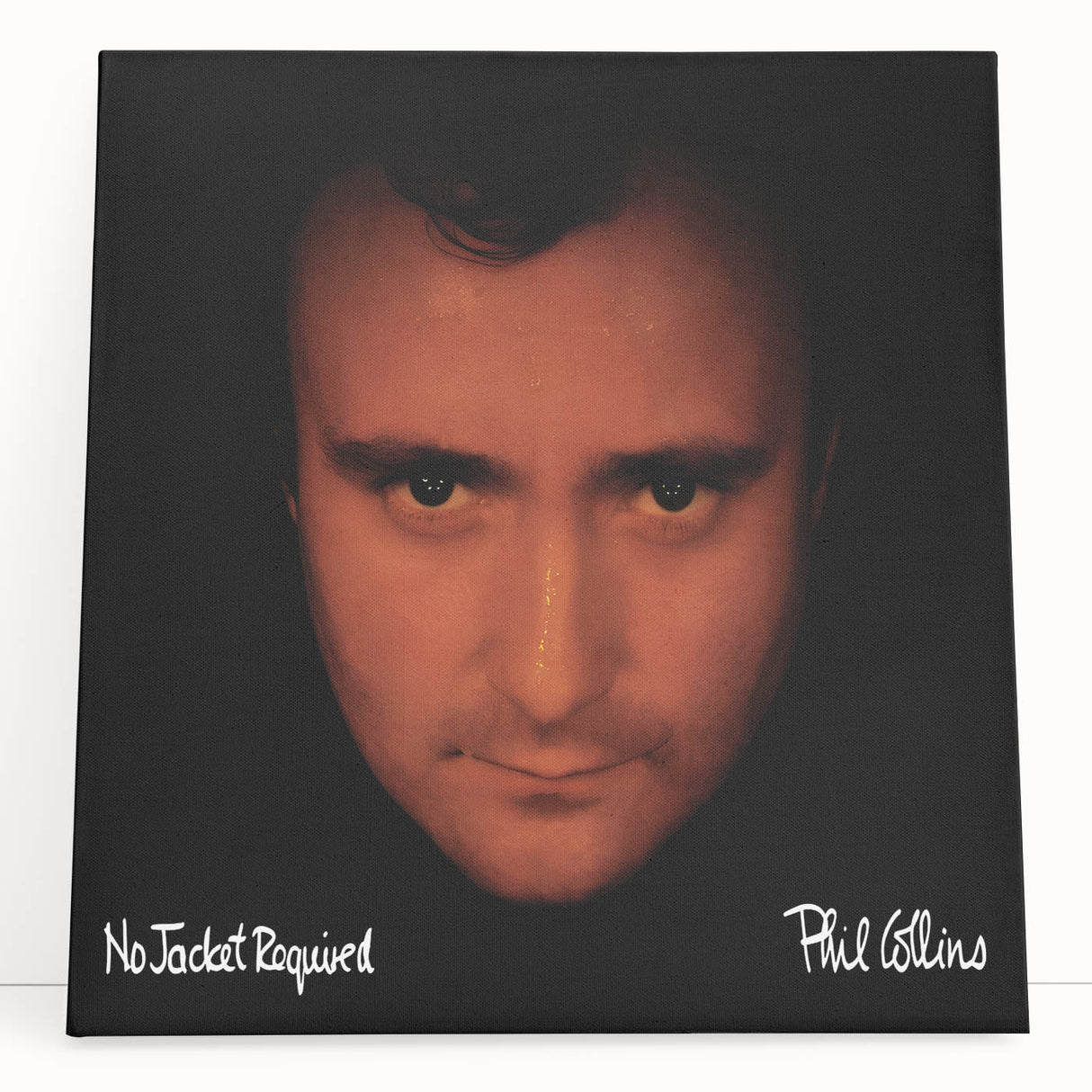 Phil Collins No Jacket Required Retro Wall Art – Vintage Canvas Print