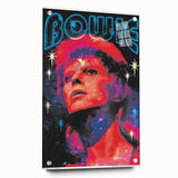 Vintage David Bowie Space Oddity Poster - Retro Music Wall Art