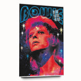 Vintage David Bowie Space Oddity Poster - Retro Music Wall Art
