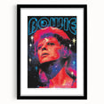 Vintage David Bowie Space Oddity Poster - Retro Music Wall Art