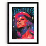 Vintage David Bowie Space Oddity Poster - Retro Music Wall Art