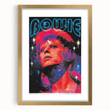 Vintage David Bowie Space Oddity Poster - Retro Music Wall Art
