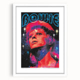 Vintage David Bowie Space Oddity Poster - Retro Music Wall Art