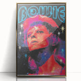 Vintage David Bowie Space Oddity Poster - Retro Music Wall Art