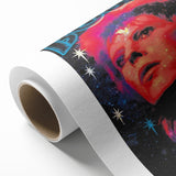 Vintage David Bowie Space Oddity Poster - Retro Music Wall Art
