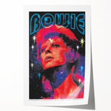Vintage David Bowie Space Oddity Poster - Retro Music Wall Art