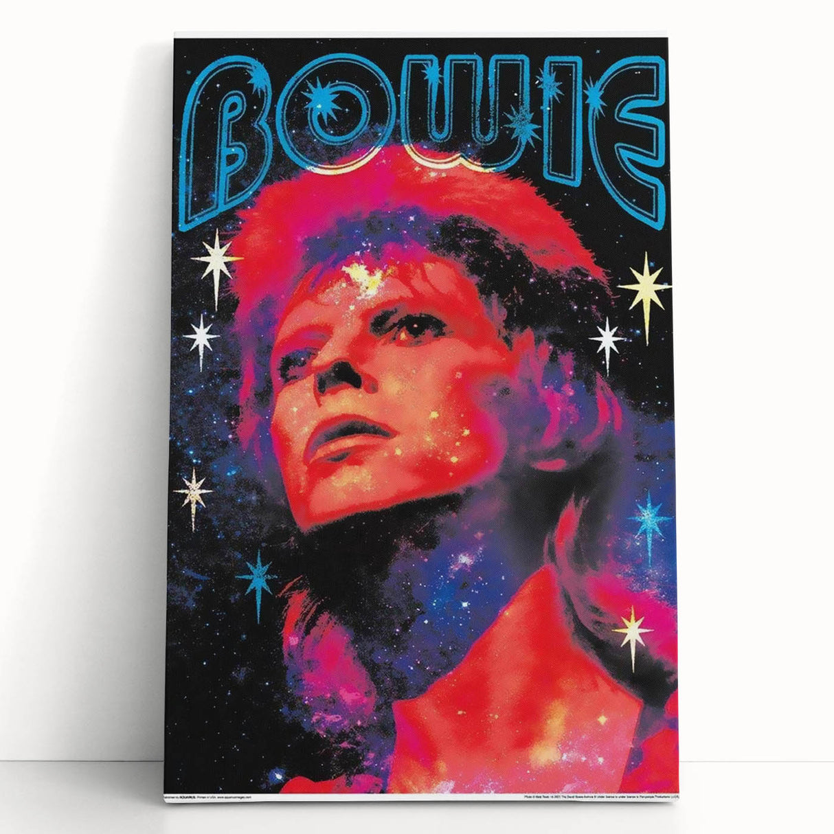 Vintage David Bowie Space Oddity Poster - Retro Music Wall Art