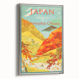 Vintage Japan Travel Poster | Autumn at Yunoyama Onsen Art Print