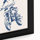 Motocross Rider Wall Art - Boys Room Wall Art Kids Wall Art Prints