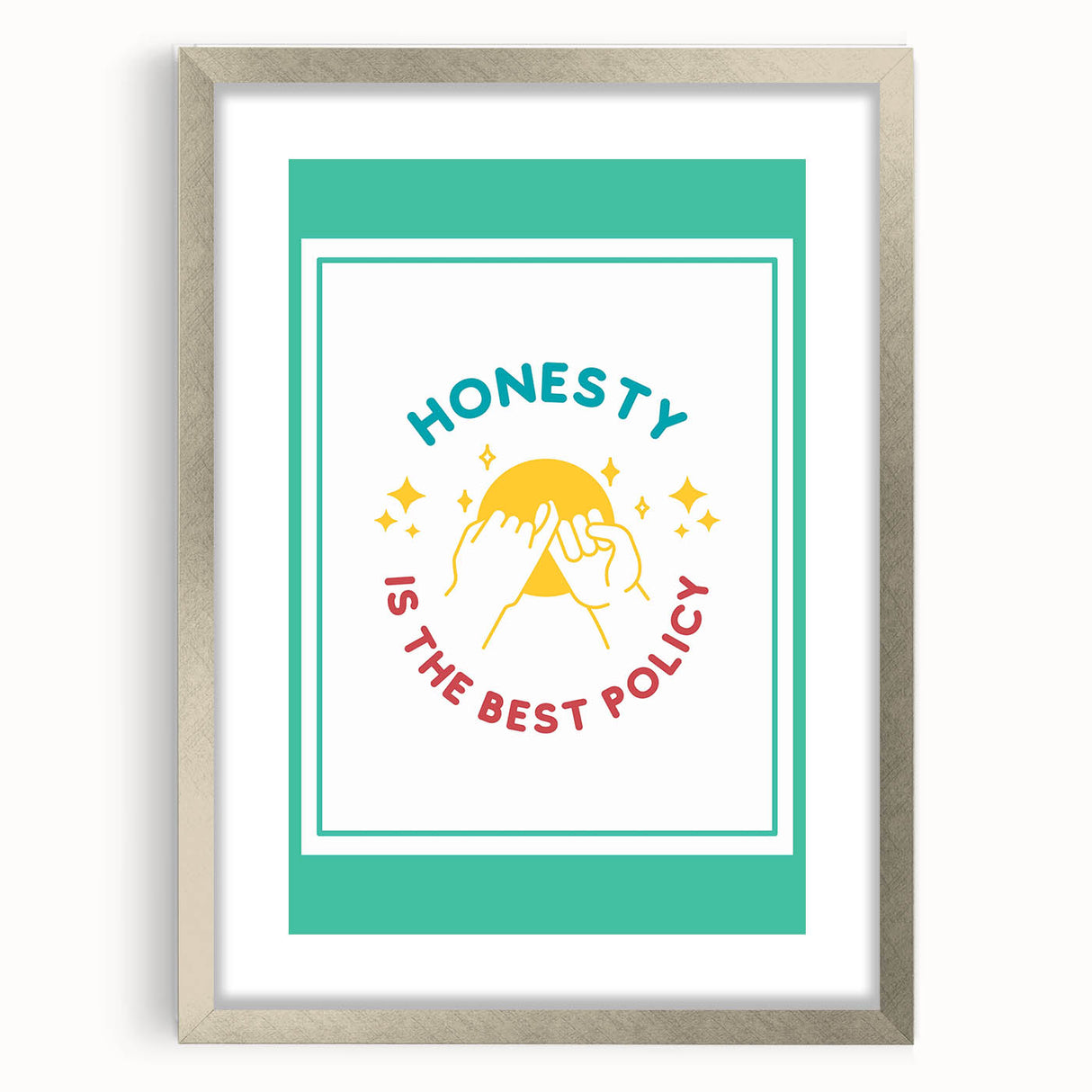 Classroom Educational Posters - Honesty Inspirational Print