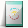 Classroom Educational Posters - Honesty Inspirational Print