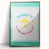 Classroom Educational Posters - Honesty Inspirational Print