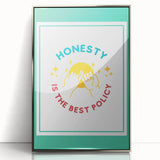 Classroom Educational Posters - Honesty Inspirational Print
