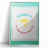 Classroom Educational Posters - Honesty Inspirational Print