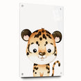 Cute Leopard Nursery Wall Art - Acrylic Baby Room Decor