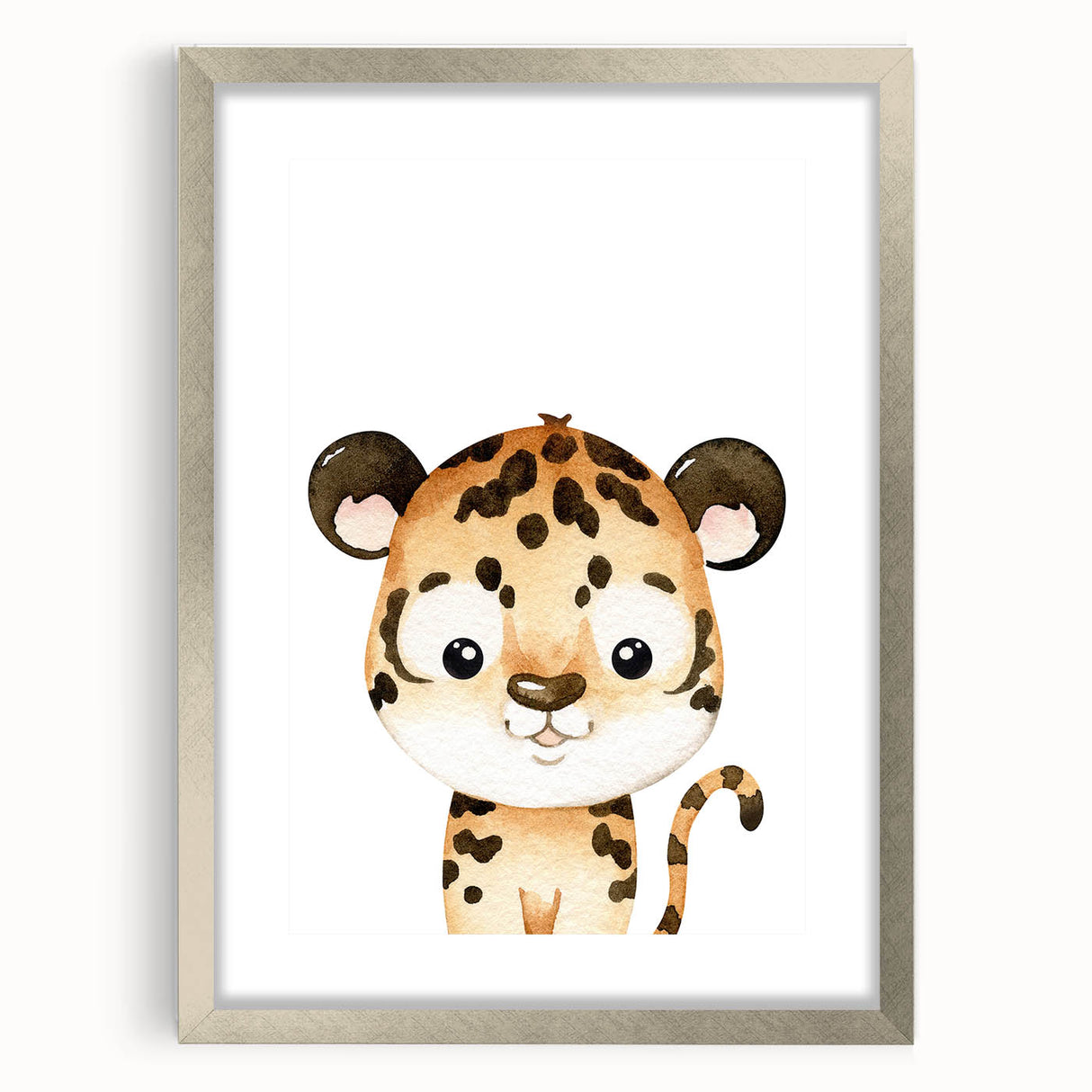Cute Leopard Nursery Wall Art - Acrylic Baby Room Decor