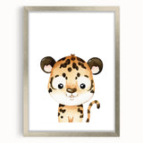 Cute Leopard Nursery Wall Art - Acrylic Baby Room Decor