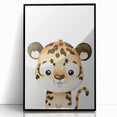 Cute Leopard Nursery Wall Art - Acrylic Baby Room Decor