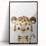 Cute Leopard Nursery Wall Art - Acrylic Baby Room Decor