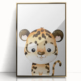 Cute Leopard Nursery Wall Art - Acrylic Baby Room Decor