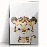 Cute Leopard Nursery Wall Art - Acrylic Baby Room Decor