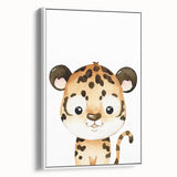 Cute Leopard Nursery Wall Art - Acrylic Baby Room Decor