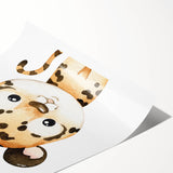Cute Leopard Nursery Wall Art - Acrylic Baby Room Decor