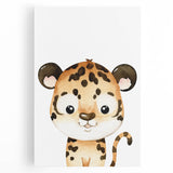Cute Leopard Nursery Wall Art - Acrylic Baby Room Decor
