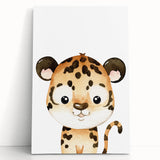 Cute Leopard Nursery Wall Art - Acrylic Baby Room Decor
