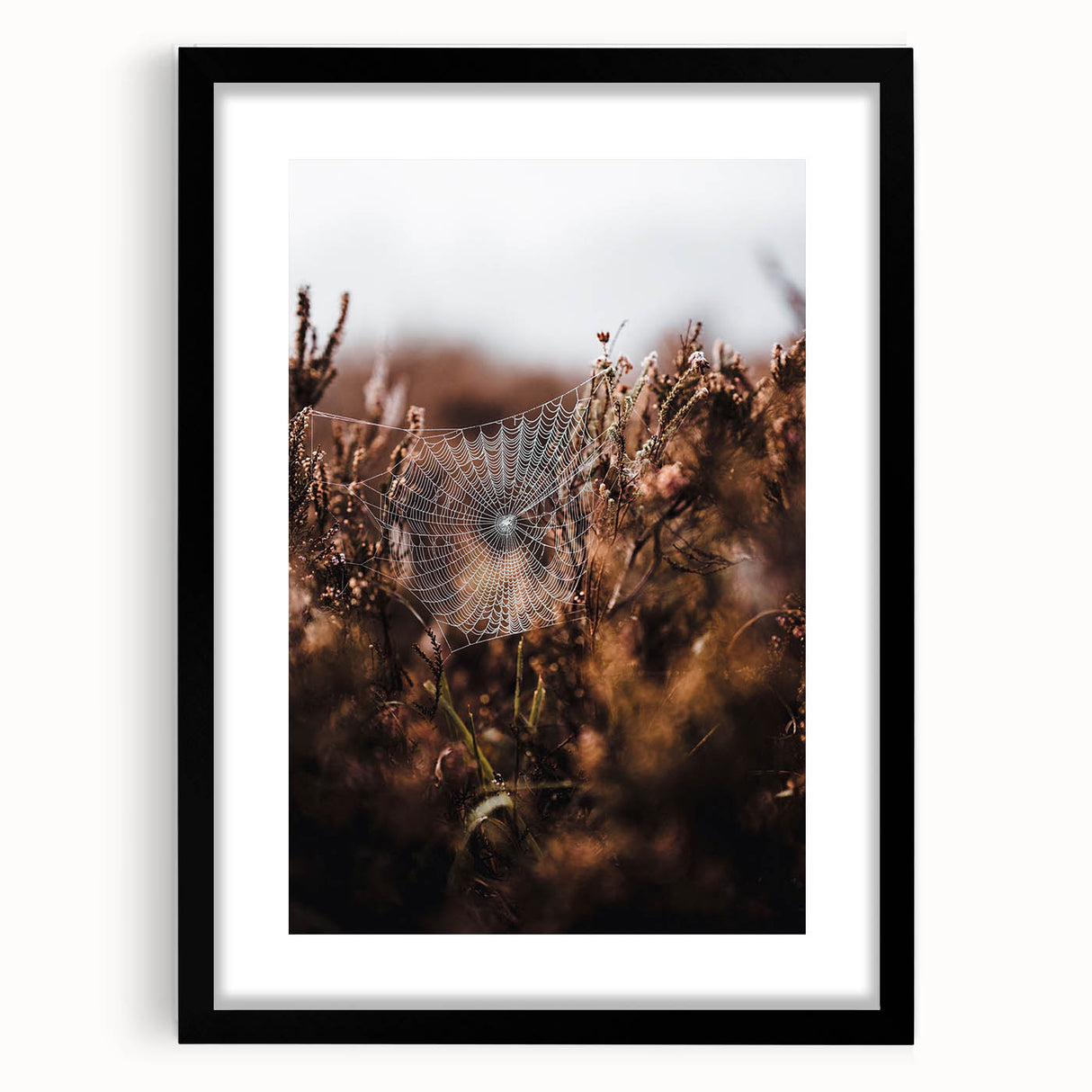 Extra large abstract art print on canvas featuring colorful, textured autumn-inspired hues, ideal for living room decor.
