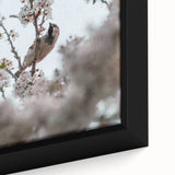 Extra large framed canvas featuring textured, colorful art with black accents, ideal for living room decor.