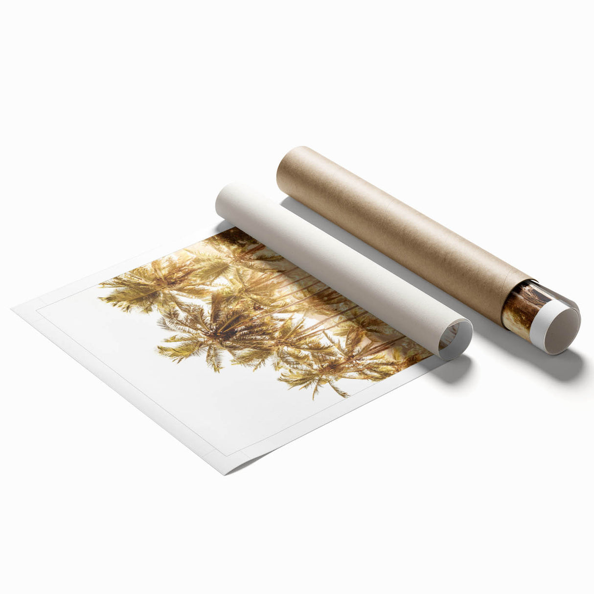 Extra large rolled print featuring a floral art design in pastel shades, ideal for classy bathroom wall art.