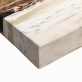 Large art featuring a black and white landscape painting on stretched canvas, ideal for bedroom wall decor.