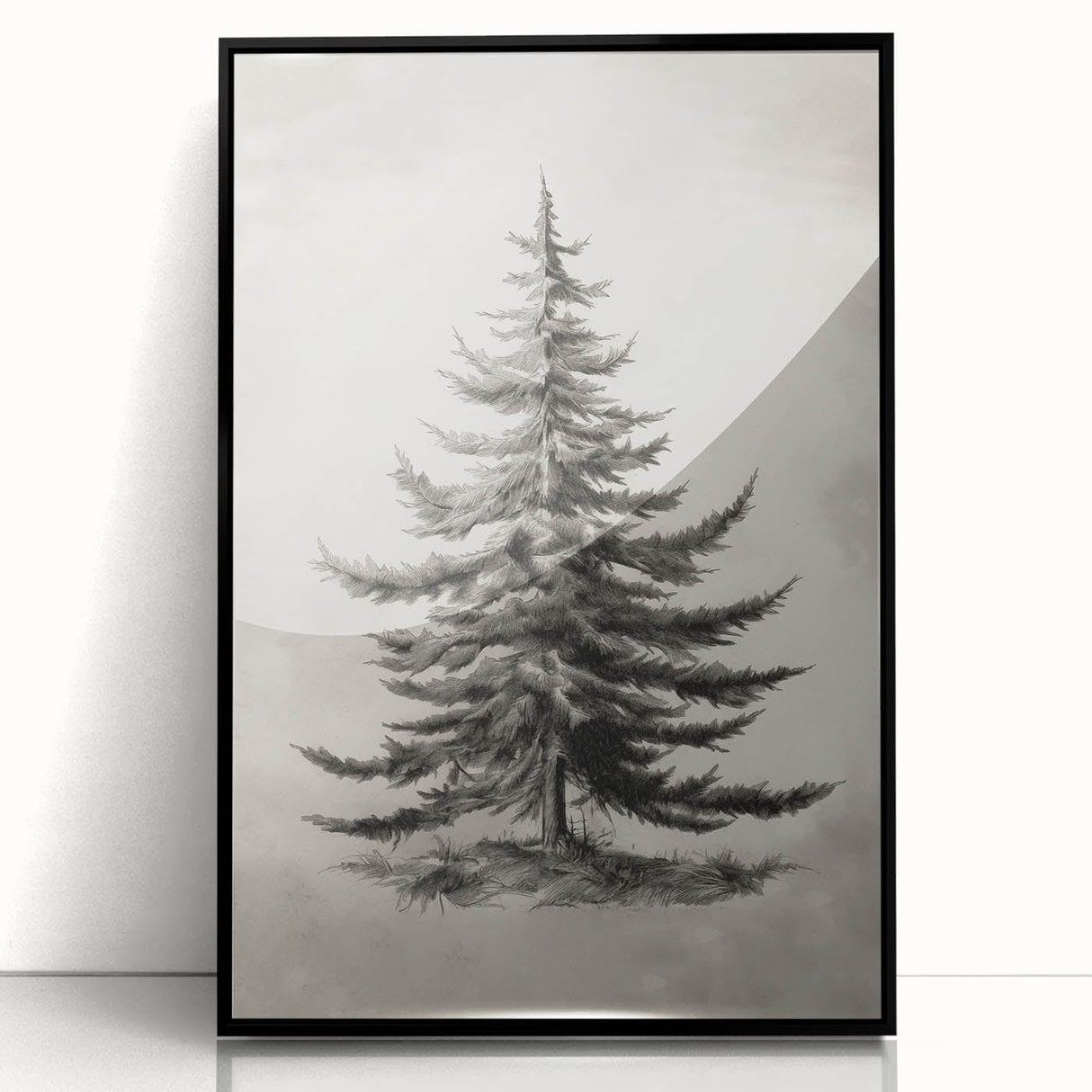 Large abstract wall art featuring swirling blue and white patterns, framed in black acrylic.