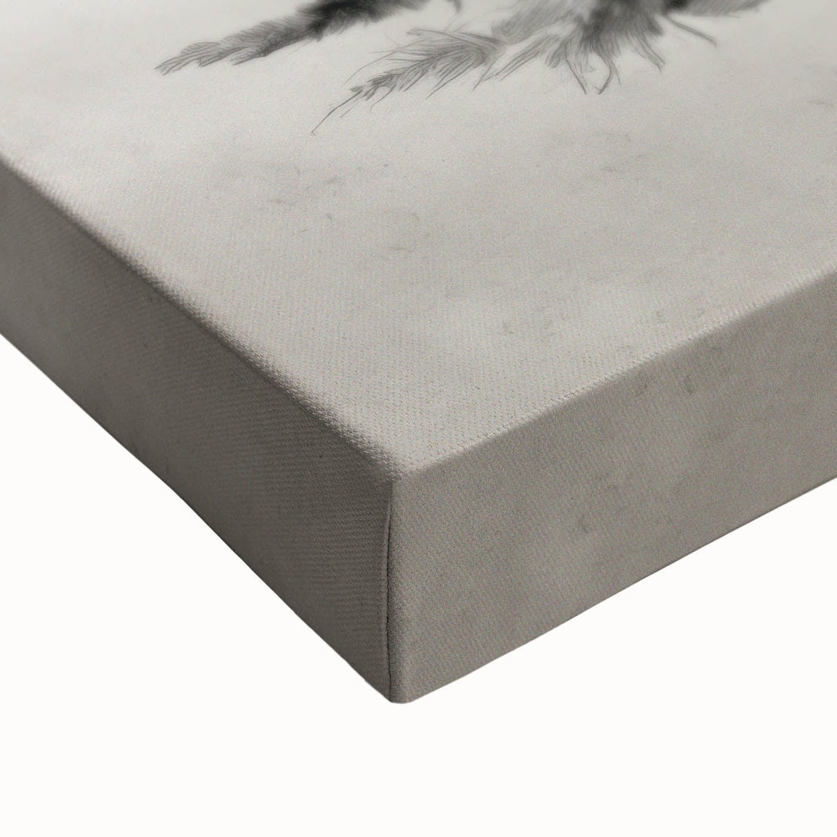 Large art canvas featuring a black and white winter landscape, ideal for bedroom wall decor.