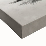 Large art canvas featuring a black and white winter landscape, ideal for bedroom wall decor.