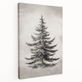 Winter-themed abstract canvas art in cool blue and white tones, suitable for kitchen wall decor.