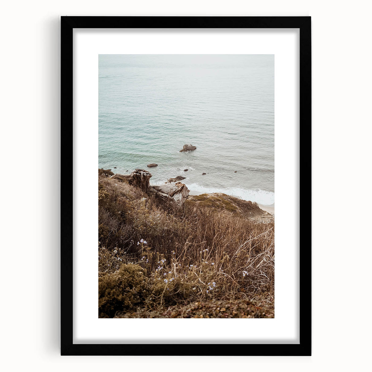 Extra large abstract art print with vibrant, colorful textures on a black framed canvas, ideal for living room decor.