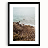 Extra large abstract art print with vibrant, colorful textures on a black framed canvas, ideal for living room decor.