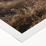 Art deco poster featuring a summer scene on rolled canvas, with pastel shades, ideal for dining room wall art.