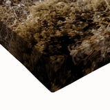 Large art depicting a black and white landscape painting on stretched canvas, suitable for bedroom decor.