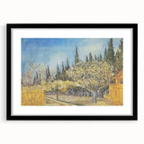 Extra large abstract art print featuring a textured, colorful design on a black framed canvas, suited for a living room.