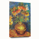 Impressionism Wall Art - Imperial Fritillaries in Vase by Vincent van Gogh